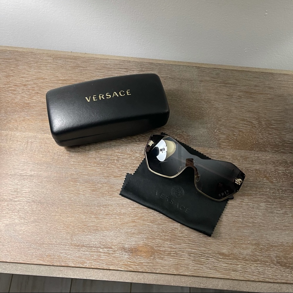 VERSACE Gradient Shield Sunglasses